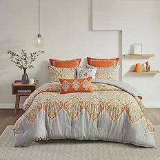 Queen Bedspreads Madison Park Nisha Bedspread Orange (228.6x228.6)