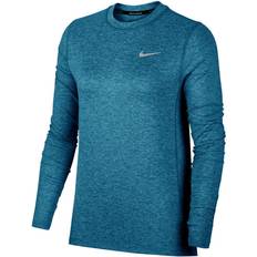 Nike Running Crew Running Tops Women Blue, Grey