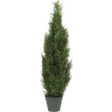 Green Decorative Items Nearly Natural Cedar Christmas Tree 48"