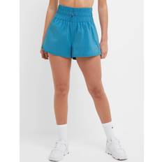 Champion Women's Woven Shorts, Logo, 2.5" Rockin Teal