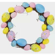 Easter Decorations Northlight Pink Floral Egg Wreath