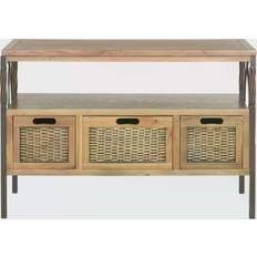 Natural Console Tables Safavieh Joshua Console Table 13.8x36"