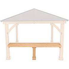 Outdoor Bar Tables Yardistry 12-Foot Meridian Outdoor Bar Table