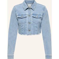 Blau - Damen Oberbekleidung Only female Jeansjacke Cropped