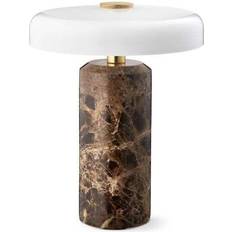Marmor Belysning Design by us Trip Dark Emperador Bordlampe 21cm