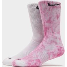 Pink Socks Nike Everyday Plus Cushioned Tie-Dye Crew Socks Pairs