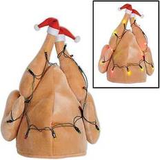 Headgear Beistle Plush light-up christmas turkey hat