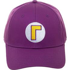 Headgear BioWorld Waluigi Flex Fit Hat Purple/White