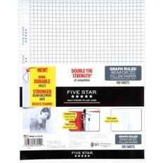 Calendar & Notepads Five Star Reinforced Filler Paper Plus Study Graph