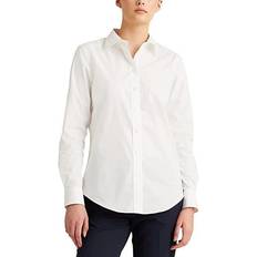 White Shirts Lauren Ralph Lauren Easy Stretch Cotton Shirt White