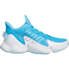 Shoes Adidas Men's Mahomes Impact FLX Shoes, 10.5, Vivid Sky/Silver Back to School