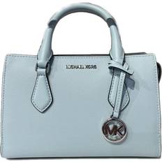 Michael Kors Sheila Saffiano Small Top Zip Crossbody Bag Vista Blue