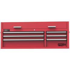 Tool Boxes Homak Pro II 54" Red 6-Drawer Top Chest RD02054602