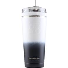 Ice Shaker 26oz Bottle with Flex Lid - Red/Black Ombre