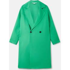 Stella McCartney Woman Long Double-Breasted Coat - Green