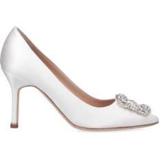 Dame Pumps Manolo Blahnik Court Shoes Woman colour White