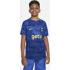 Tottenham Hotspur FC T-shirts Nike Youth Blue Tottenham Hotspur 2022 Pre-Match Raglan Performance Top