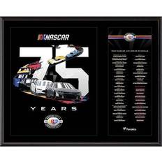 Basketball - Major League Baseball Sports Fan Products Nascar 75th Anniversary 2023 Scheduled x 15 Sublimated Plaque