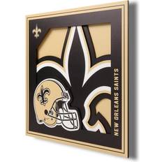YouTheFan New Orleans Saints 12'' x 3D Logo Wall Art
