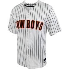 Men's Nike Cream Oklahoma State Cowboys Replica Baseball Jersey, S