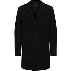 Herren - Schwarz Mäntel Only & Sons Coat ONSJAYLON WOOL COAT men