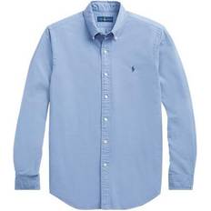 Polo Ralph Lauren Men Shirts Polo Ralph Lauren Garment-Dyed Oxford Shirt Bastille Blue Tall