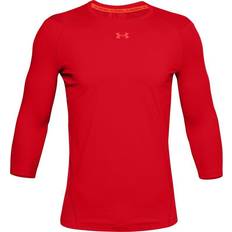 Under Armour Mens Isochill 3/4 Shirt Mens Red/Beta