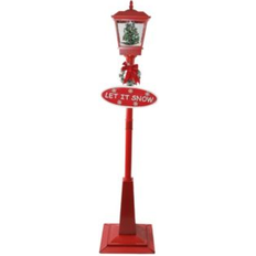 Lanterns Northlight Seasonal 70.75" Musical Red Holiday Street