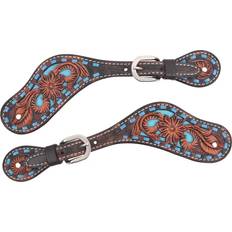 Women Bow Ties Circle Y Bronco Blue Texas Flower Spur Straps