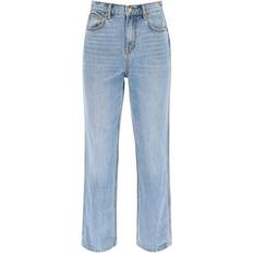 Tory Burch Women Pants & Shorts Tory Burch High-rise straight-leg jeans blue