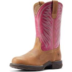 Riding Shoes Ariat Anthem II Round Toe Cowboy Boots Pink