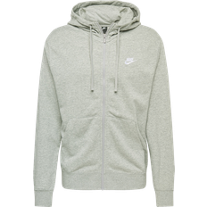 Nike Herren - Hoodies Pullover Nike Men's hooded Jacket - Dark Gray Heather/Matte Silver/White