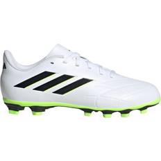 Adidas Junior Copa Pure.4 FG - Cloud White/Core Black/Lucid Lemon