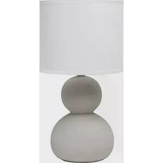 Gray Table Lamps Simple Designs Stone Age Table Lamp 15.4"