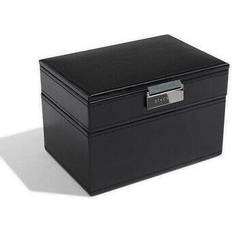 Men Jewelry Boxes Stackers Watch and Cufflink Case – Black