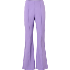 Only High Waisted Flare Trousers Lilac, Purple, 36, Inside Leg 32, Women