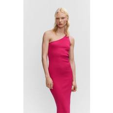 Damen - Fitness Kleider Mango Asymmetrisches Kleid mit Schlitz