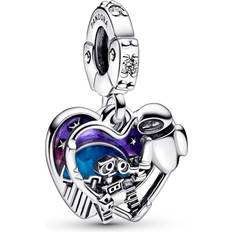 Jewelry Pandora Authentic 792518c01 disney pixar wall-e & eve charm, glow in the dark