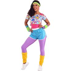 Fun Work It Out 80s Women's Costume