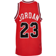 Game Jerseys Mitchell & Ness Boys Bulls Authentic Jersey Boys' Grade School Red/Red