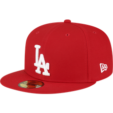 White Caps New Era Mens Dodgers 59Fifty 2020 World Series Side Patch Mens Red/White