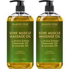 Massage Oils Majestic Pure arnica muscle massage oil for body 8 fl oz pack of 2
