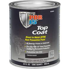 POR-15 Chassis Black Top Coat Paint -1 qt Moisture