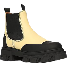 Yellow Chelsea Boots Ganni Cleated Low - Light Yellow