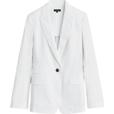 Rag & Bone Foster Linen Blazer - White