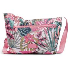 Vera Bradley Lighten Up Reactive Crossbody - Rain Forest Canopy Coral