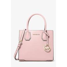 Michael Kors Mercer Xs Extra Small Phone Crossbody Bag Leather Sherbert Pink