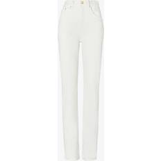 Tory Burch Mid-Rise Straight Jeans Weiß