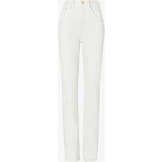 Tory Burch Cotton Pants & Shorts Tory Burch Mid-rise straight jeans white