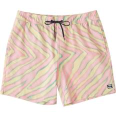 Billabong Men's Sundays Layback Boardshorts, Medium, Pink